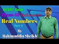 Class-10 Mathematics Real Numbers English Medium NCERT Book Part-5 by Rahimuddin Sheikh
