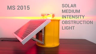 Mesan MS 2015 Solar Medium Intensity Aviation Obstruction Light