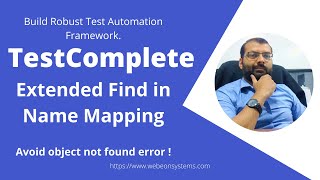 TestComplete | Extended Find feature in Name Mapping