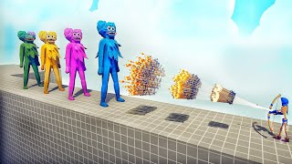 4x HUGGY WUGGY GIANT vs EVERY GOD - Totally Accurate Battle Simulator TABS