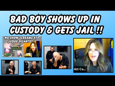 BAD BOY SHOWS UP IN CUSTODY & GETS JAIL !! PLUS…he tries to negotiate his own sentence !!