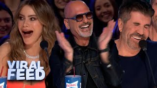 Stand Up Comedy Has The Judges In STITCHES On AGT 2023! | VIRAL FEED
