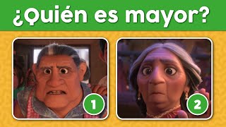 ADIVINA QUÉ PERSONAJE DE DISNEY ES MAYOR? 👶🏻🧓🏻👈