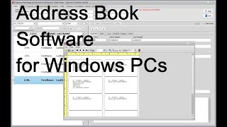 Address Book Software for Windows PCs