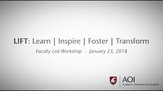 FLW - LIFT: Learn | Inspire | Foster | Transform