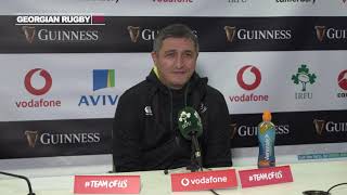 Post Match Press-conference  | Ireland v Georgia