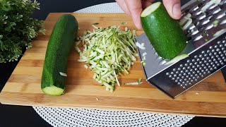 I make these zucchini every day! Easy dinner recipe in 10 minutes 😘