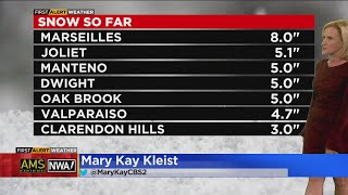 Impressive Snow Totals So Far From Winter Storm