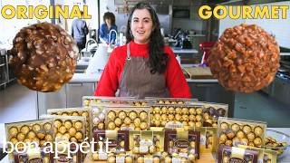 Pastry Chef Attempts to Make Gourmet Ferrero Rocher | Gourmet Makes | Bon Appétit