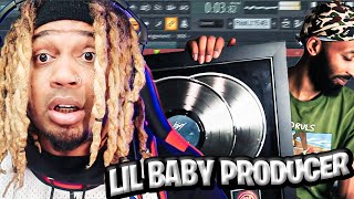 making a song in FL STUDIO 21 with LIL BABY PRODUCER