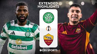 Celtic vs. Roma: Extended Highlights | UEL League Phase MD 6 | CBS Sports Golazo
