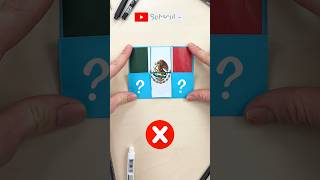 Paper Craft Impossible Solving Puzzle with Brazilian Flag #brazil #papercraft #puzzle #flag #diy