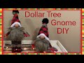 How to Make a Gnome With Items Purchased From Dollar Tree! Must See to Believe! 🎄⛄️❄️🚗