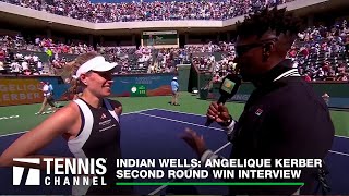 On Court with Angelique Kerber at Indian Wells 2024 | Tennis Channel