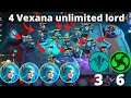 4 VEXANA WITH NECROKEEP ELEMENTALIST UNLIMITED LORD SPAWN TRICK | MLBB MAGIC CHESS BEST SYNERGY