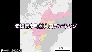 愛媛県市町村人口ランキング