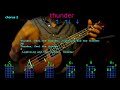 thunder imagine dragons ukulele cover lesson