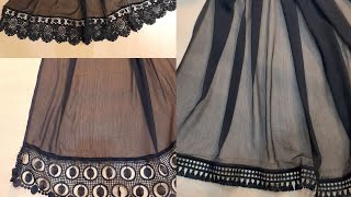 Black dupatta design ideas | Black patti dupatta lete st ideas