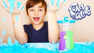 AD | Foam Alive | Flow Motion Foam that magically comes to life! Splat Kids TV