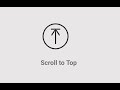 Scroll Top Button using HTML, CSS & JS | Smooth Scrolling Effect Bottom to Top