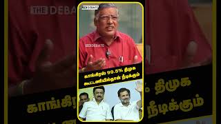 காங்கிரஸ் 99.5% திமுக கூட்டணியில்தான் நீடிக்கும் | Thuglak Ramesh | DMK | Congress