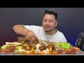 1.5 kg spicy mutton nalli with basmati rice homemade kfc smoky red mutton nalli mukbang asmr