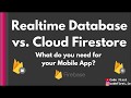Firebase Realtime Database vs. Cloud Firestore for mobile apps [4 questions you need to decide]