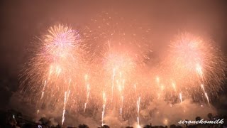 2013年 土浦全国花火競技大会 大会提供ワイドスターマイン「土浦花火づくし」Tsuchiura All Japan Fireworks Competition