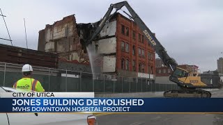 Jones Building Demo'd in Downtown Utica