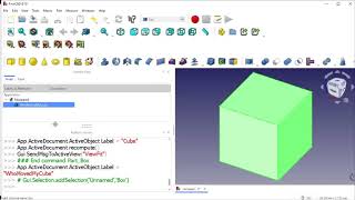 FreeCAD: Translating Object using Python script