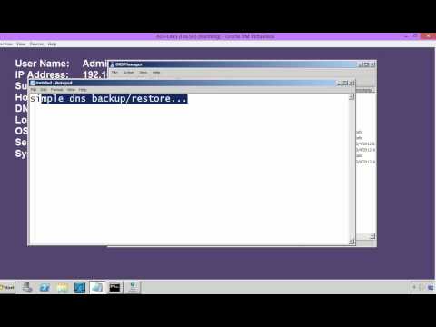 DNS zone files backup restore in windows server 2008R2 DNS zone files backup restore in windows server 2008R2