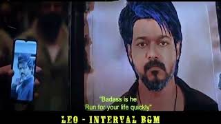 Leo - Interval Bgm | Anirudh, Thalapathy Vijay, Lokesh |