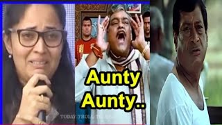 Anasuya Aunty Troll by KSR TROLL VLOGS 🤣🤣🤣/ #comedy #ksr#aunty #telugutrolls #trolling