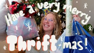 MERRY THRIFTMAS: Buying Christmas Gifts *secondhand only* | THRIFTING | Emma Alexis