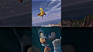 Sonic Vs Chuck(angry birds) | battle #shorts