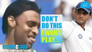 Sourav Ganguly vs Shoaib Akhtar | I will not Play if you do this | Funny Moment !!