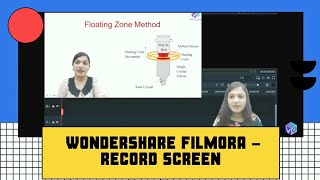 Record Screen Using Wondershare Filmora | How I Shoot My Recorded PPT Video with Wondershare Filmora