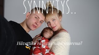 MEILLE SYNTYI LAPSI!❤️ Q\u0026A raskaus/synnytys!