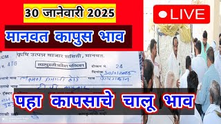 🔴 30 जानेवारी 2025। मानवत कापूस भाव । Kapus bajar bhav ।कापुस बाजार भाव आजचे।Kapus Bhav Today|