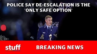 Wellington protest live: Police say de-escalation is the only safe option  | Stuff.co.nz