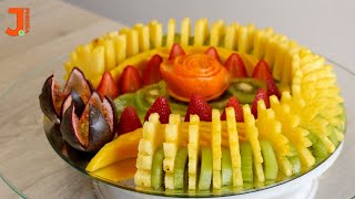 DELICIOUS DISH of NATURAL FRUIT | Sliced Fruit | Healthy food by J Pereira Art C