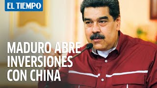 Maduro pide ayuda a China y abre puerta a inversiones en industria petrolera venezolana