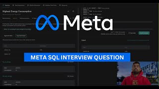 Meta SQL Interview Question(Highest Energy Consumption StratascratchID 10064)
