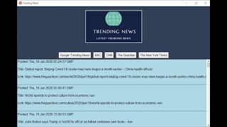 Project: Trending News App using Python