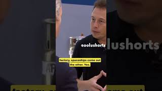 SpaceX Factory, Metal comes in, Spaceships come out: Elon Musk #elonmusk #spacex #motivation #shorts