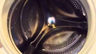 Fun: candy GODF800 washing machine spinning with door open