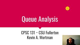 Queue Analysis