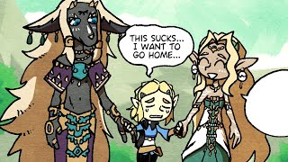 An alternate take on Zelda meeting Sonia and Rauru