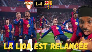 Le Barça REVIENT Dans La Course Au Titre La Liga 2025! / Seville [1-4] Barça.