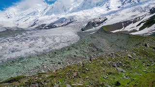 Rakaphoshi Base camp Nagar valley Menapin | Drone shot|